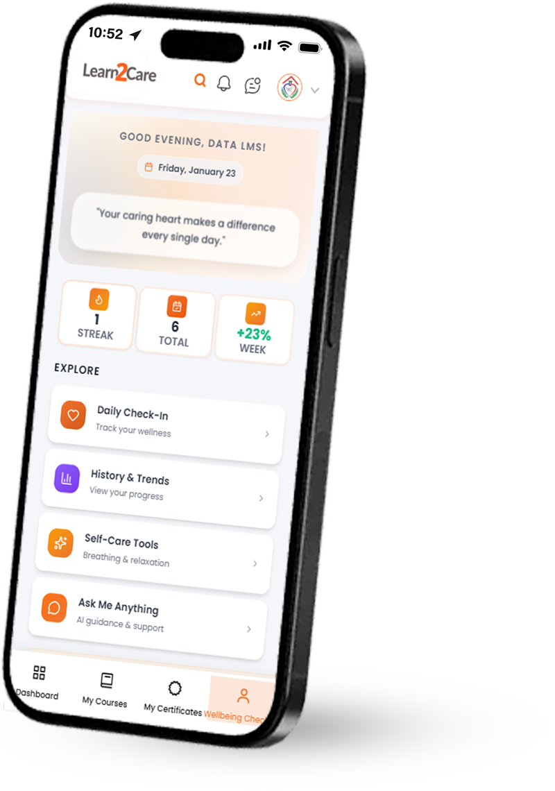 AI-powered online caregiver training platform - Learn2Care