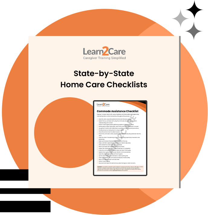 Learn2Care eBooks on caregiver training and compliance