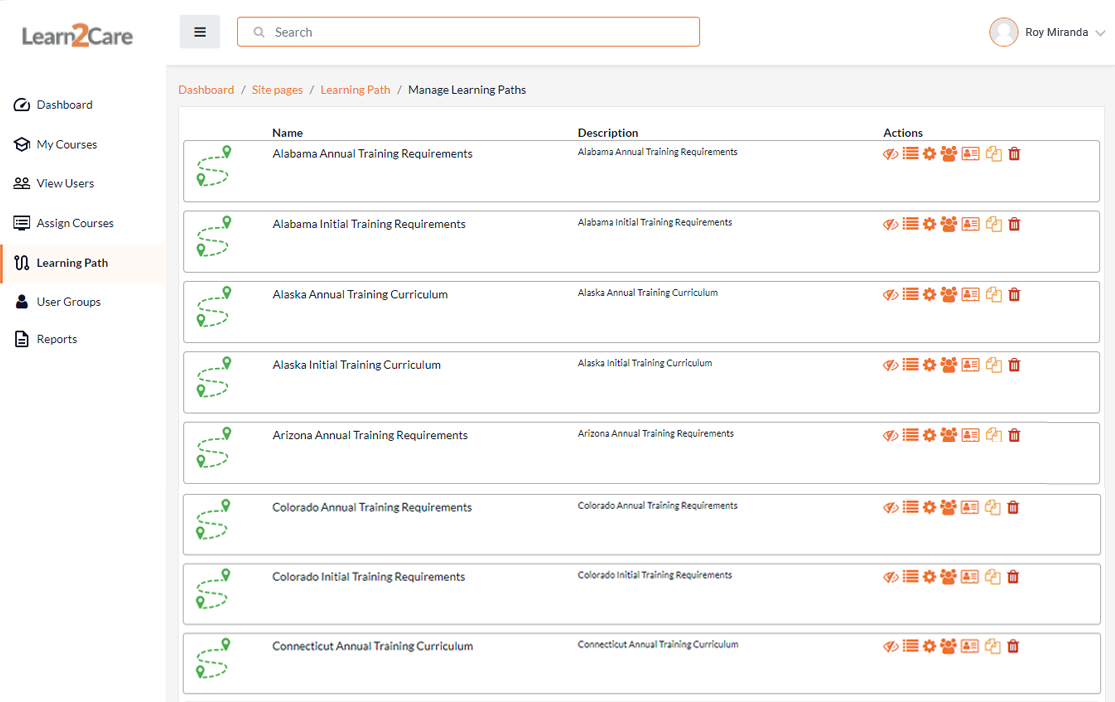Learn2Care Caregiver Training Certification