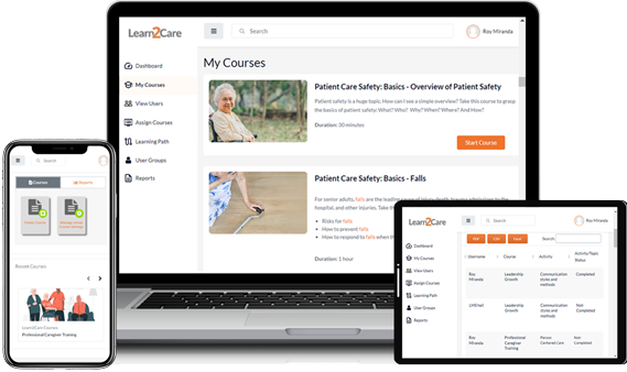 Access Online Caregiver Training Platform - Learn2Care