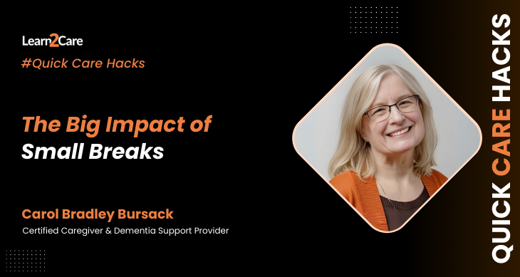 Carol Bradley Shares Tips on Impact of Small Breaks