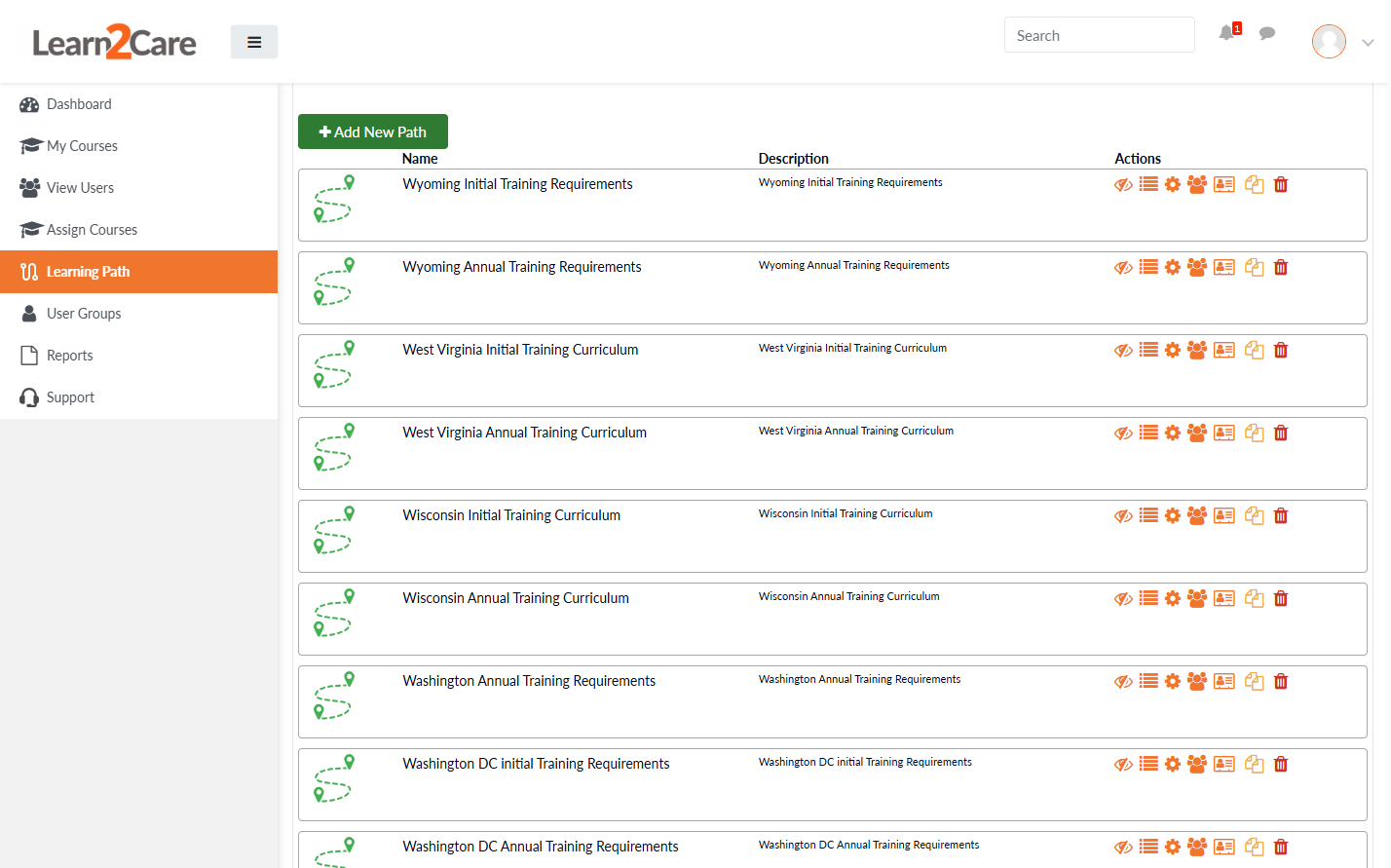 Pre-built caregiver training solutions for California HCA compliance requirements