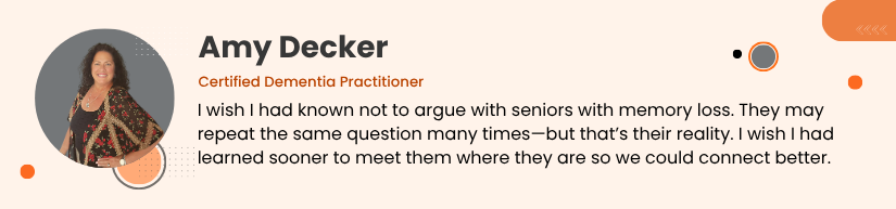 Amy Decker- Certified Dementia Practitioner