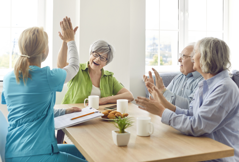 Caregiver communication for community connection training