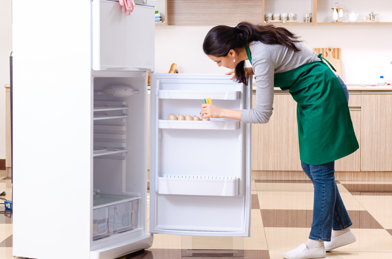 Caregiver training for safe refrigerator and freezer defrosting