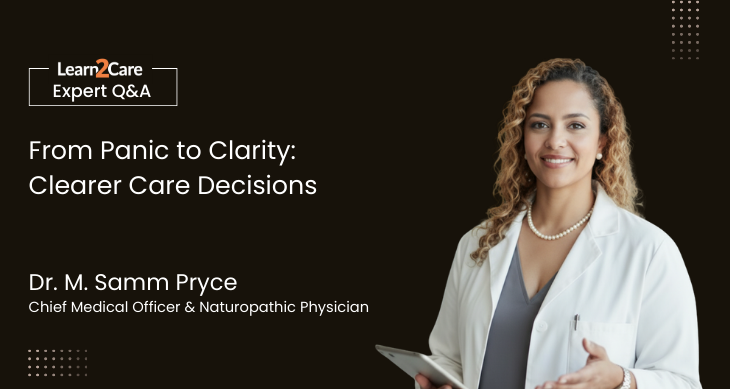Dr. M. Samm Pryce shares insights on supporting caregivers