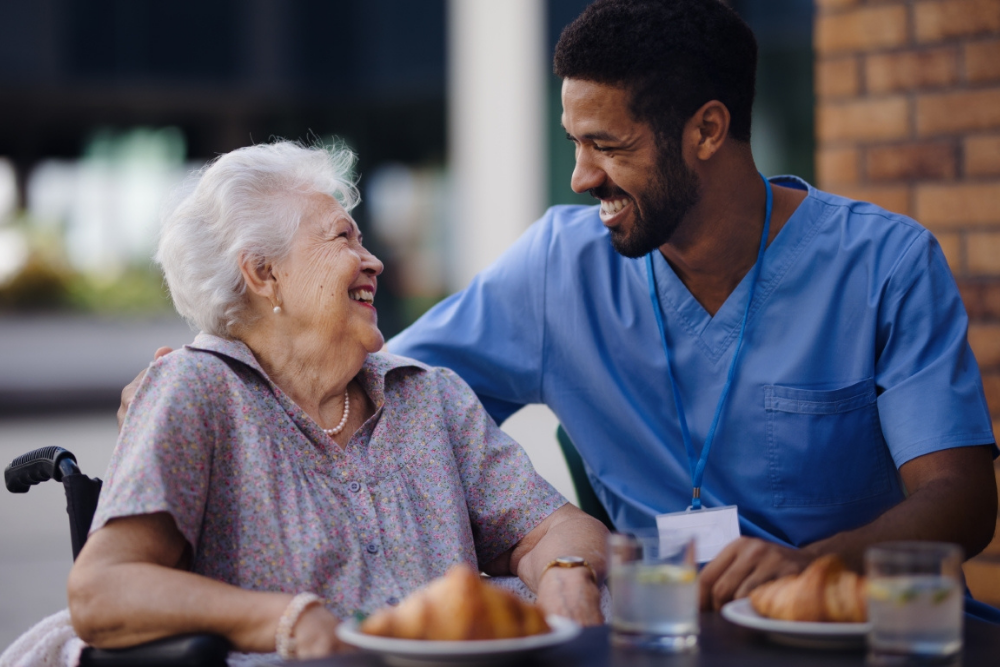 Caregiver training for patients with immune system disorders
