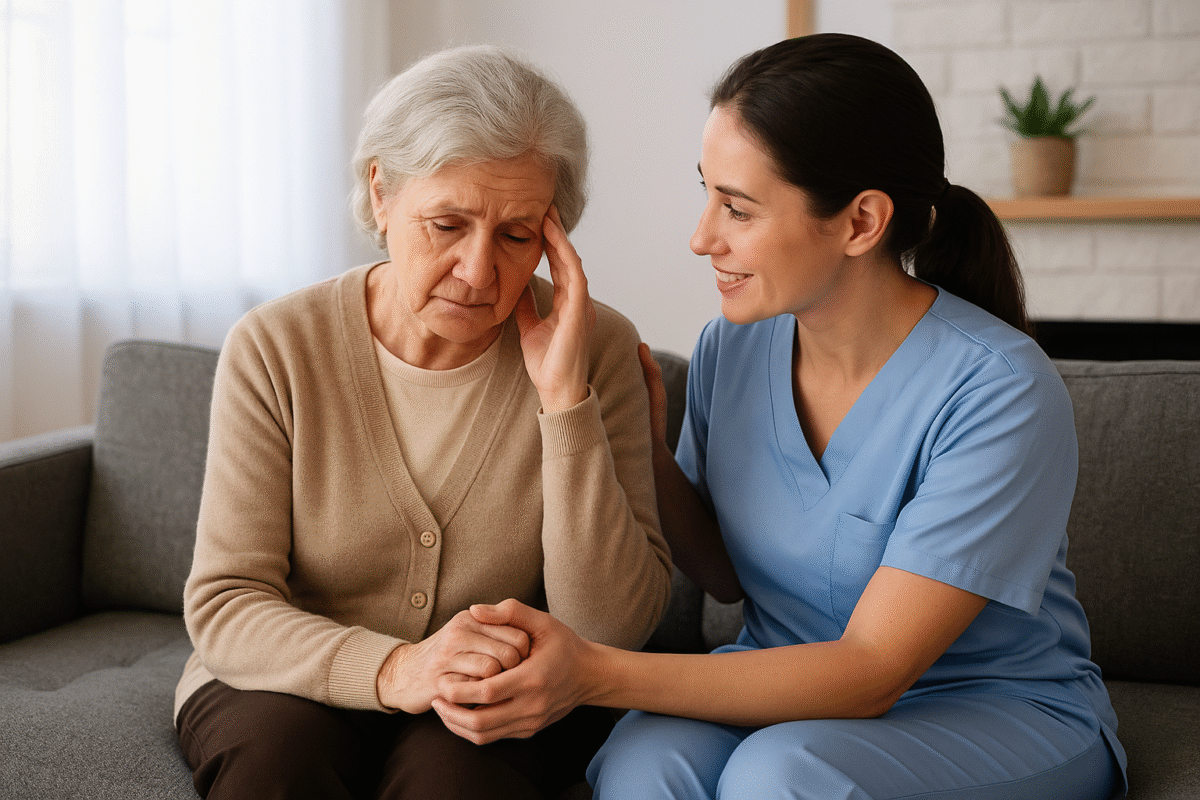 Caregiver course on managing dementia challenges