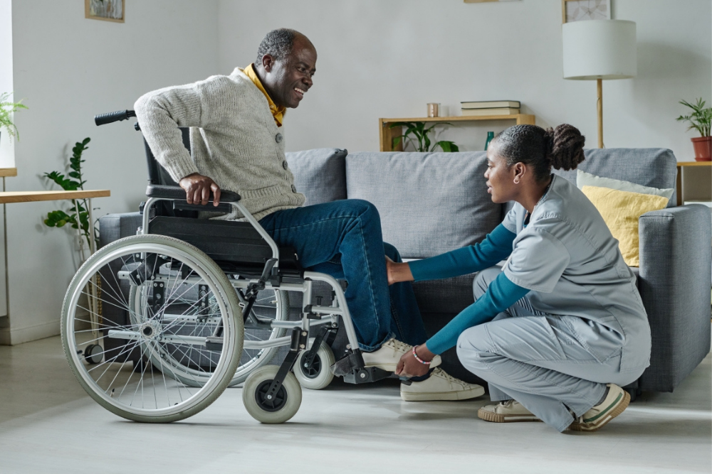 Course on safe transportation for professional caregivers