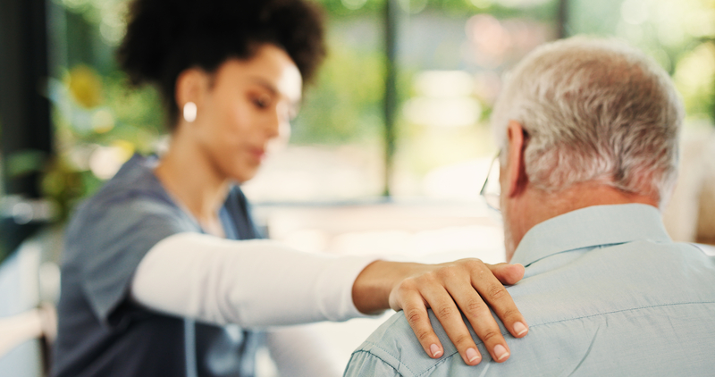 Professional caregiver training course on empathy in home care