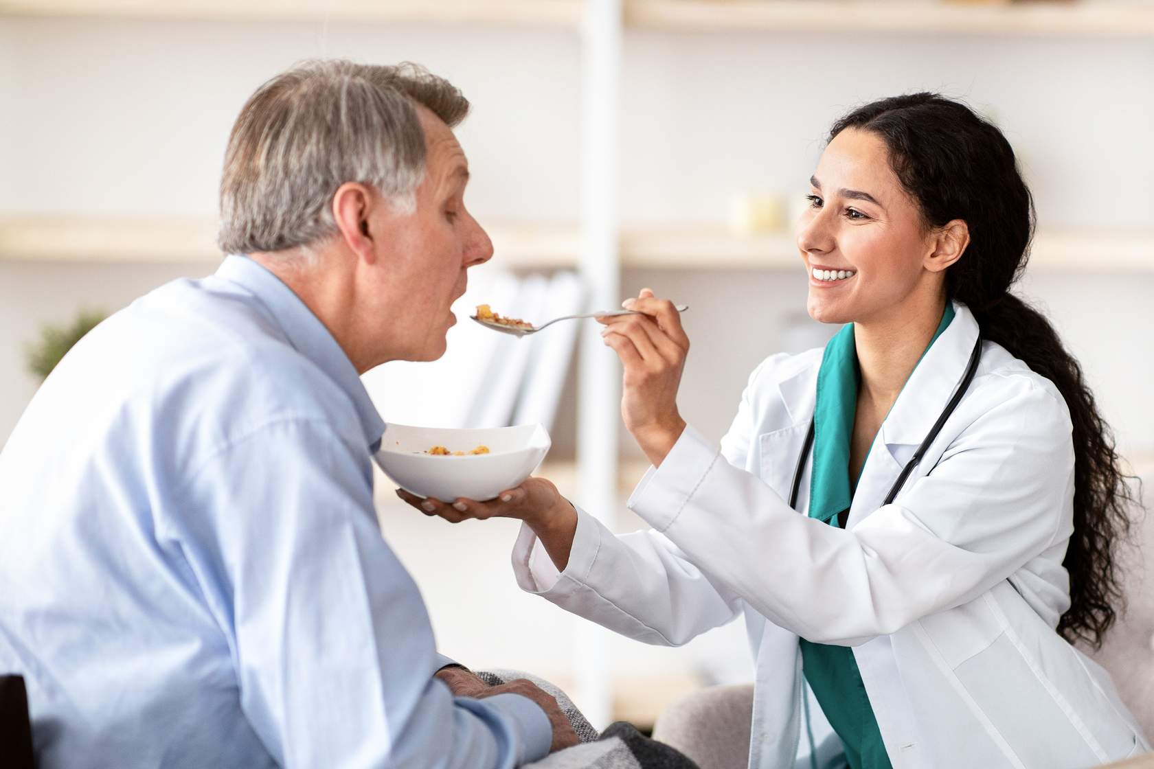 Safe food service nutrition and assisted eating in residential care