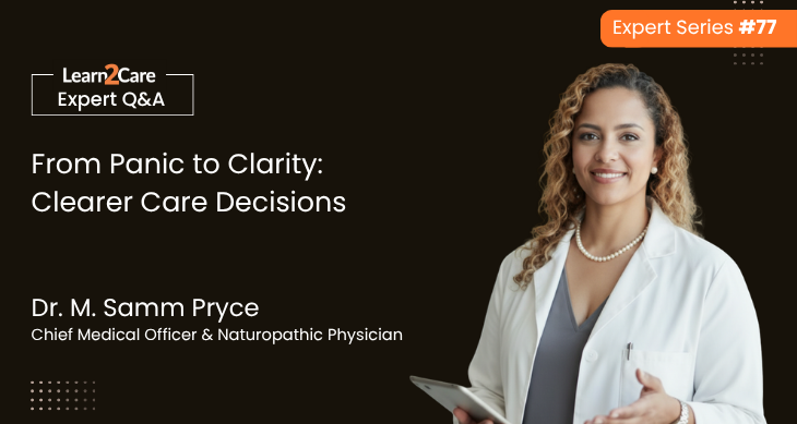 Dr. M. Samm Pryce shares insights on supporting caregivers