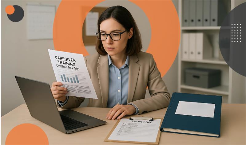 How to Use Caregiver Training Course Reports to Stay Audit-Ready